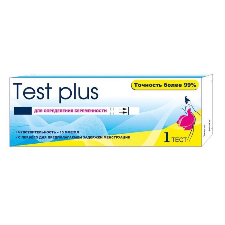 Test plus Тест для определения беременности 1 шт.
