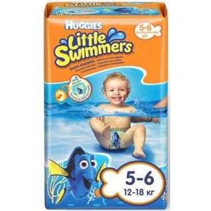 Подгузники-трусики для плавания Huggies Little Swimmers размер 5-6 12-18 кг 11 шт.