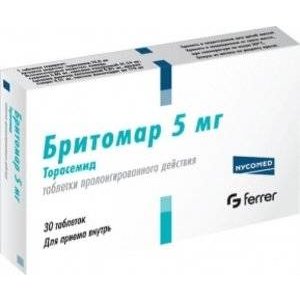Бритомар таблетки пролонгированного действия 5 мг 30 шт.