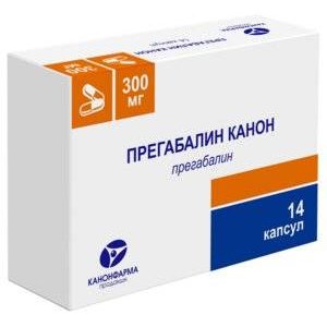 Прегабалин Канон капсулы 300 мг 14 шт.