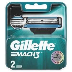 Сменные кассеты Gillette Mach-3 2 шт.
