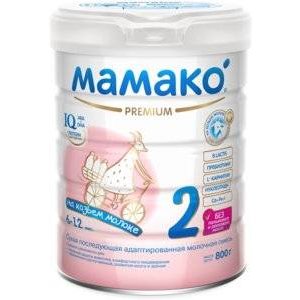 Молочная смесь Мамако 2 premium от 6 мес адаптированная на козьем молоке 800 г