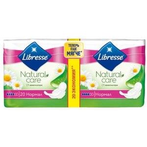 Прокладки Libresse Natural Care Ultra Normal гигиенические 20 шт.