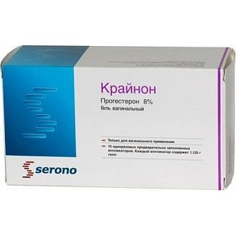 Крайнон гель вагинальный 1,125 г  90 мг/доза 15 шт. аппликаторы