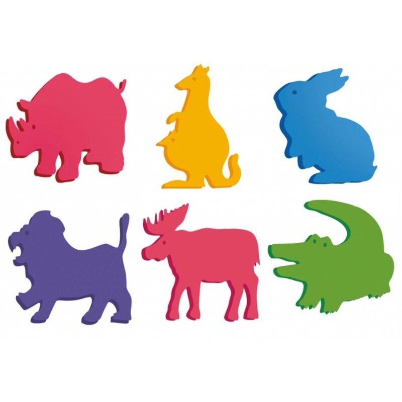 Игрушка для ванной Сказка 2802 Силуэты 6 шт.