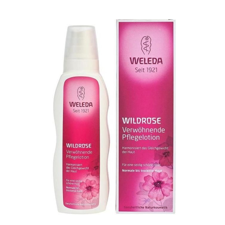 Молочко для тела Weleda гармонизирующее розовое 200 мл