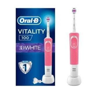 Электрическая зубная щетка Oral-B Braun Vitality 100 розовая 1 шт.