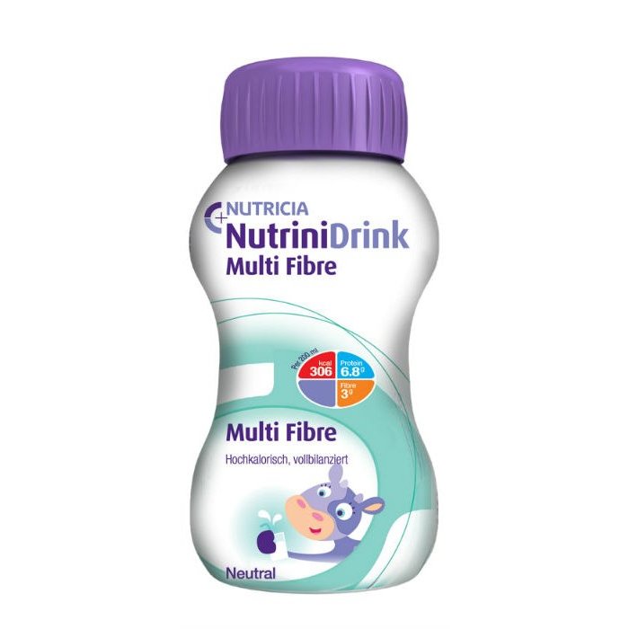 Жидкая смесь NutriniDrink с пищевыми волокнами с нейтральным вкусом 200 мл бутылочка 1 шт.
