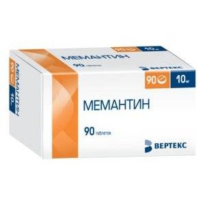 Мемантин-Вертекс таблетки 10 мг 90 шт.