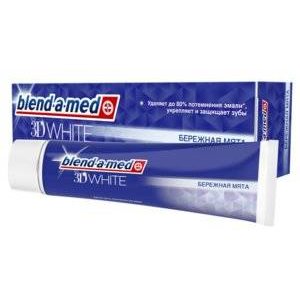 Зубная паста Blend-a-med 3D White Бережная мята 100 мл