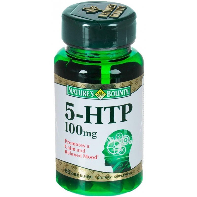 5-гидрокситриптофан (5-HTP) Nature's Bounty 100 мг капсулы 60 шт.