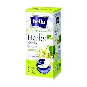 Прокладки ежедневные Bella Panty Herbs tilia с экстрактом липового цвета 20 шт.