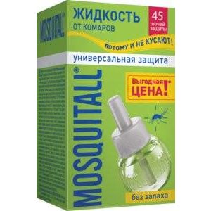 Жидкость от комаров Mosquitall Универсальная защита 45 ночей