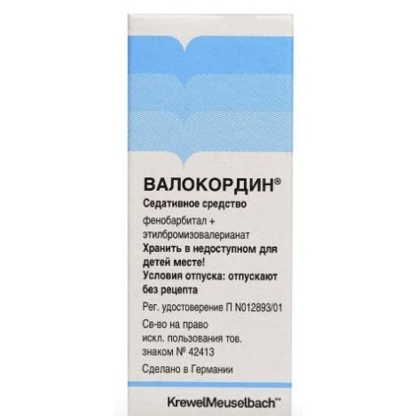 Валокордин капли для приема внутрь флакон-капельница 50 мл