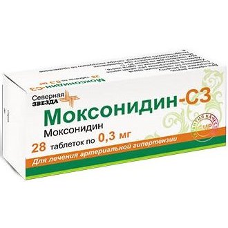 Моксонидин-СЗ таблетки 0,3 мг 28 шт.