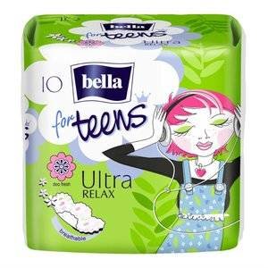 Прокладки Bella Ultra Relax for teens для подростков 10 шт.