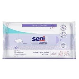 Влажные салфетки Seni Care с витамином Е 10 шт.