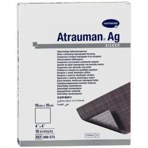 Мазевая повязка Hartmann Atrauman Ag с серебром 10х10 см 10 шт.