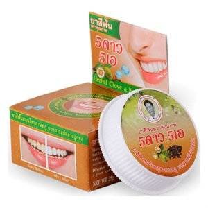 Зубная паста 5 Star Cosmetic отбеливающая травяная с экстрактом нони 25 г