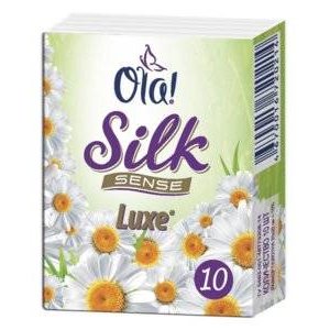 Носовые платки Ола (Ola) Silk Sense Ромашка 10 шт.