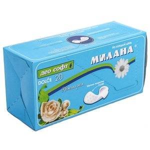 Прокладки ежедневные Милана Dolce Soft Deo Нежная роза 20 шт.