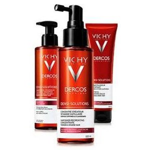 Шампунь Vichy Dercos Densi-Solutions для истонченных ослабленных волос 250 мл + сыворотка для роста волос 100 мл + бальзам 150 мл