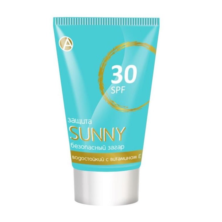 Крем солнцезащитный Sunny SPF 30 водостойкий с витамином Е 150 мл