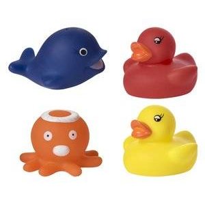 Набор игрушек для ванны, меняющих цвет Курносики Веселое купание 4 шт.
