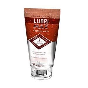 Интимный гель-смазка LubriMax Stimulate с эфирными маслами корица/имбирь 75 мл