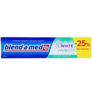 Зубная паста Blend-a-med 3D White Свежесть Мятный поцелуй 125 мл