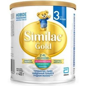 Similac Gold 3 Смесь сухая молочная с 12 мес., 400 г