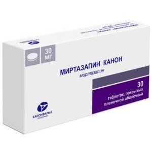 Миртазапин Канон таблетки 30 мг 30 шт.