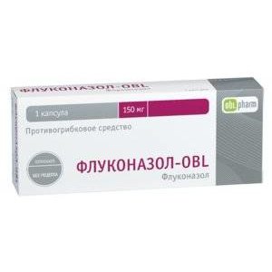 Флуконазол-OBL капсулы 150 мг 1 шт.