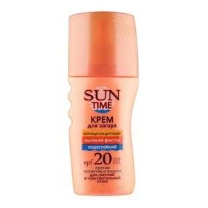 Sun Time Крем для загара для чувствительной кожи SPF 20 150 мл