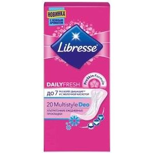 Прокладки ежедневные Libresse DailyFresh Multistyle Deo 20 шт.