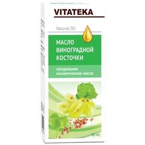Масло виноградных косточек косметическое Витатека с витаминно-антиоксидантным комплексом 30 мл