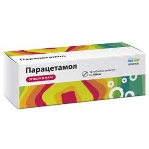 Парацетамол таблетки шипучие 500 мг 12 шт.