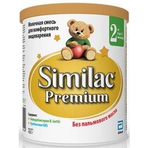 Similac Premium 2 Смесь сухая молочная от 6 до 12 мес., 900 г