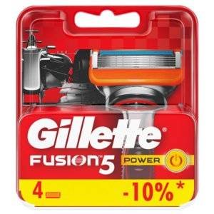Сменные кассеты Gillette Fusion 5 Power 4 шт.