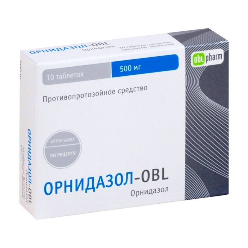 Орнидазол-OBL таблетки 500 мг 10 шт.