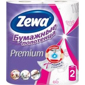 Полотенца бумажные Zewa Premium Decor 2-х сл. 2 шт.