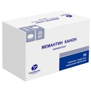 Мемантин Канон таблетки 20 мг 90 шт.
