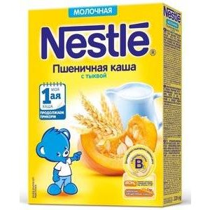 Каша молочная Nestle пшеничная с тыквой с 5 мес. 220 г