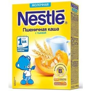 Каша молочная Нестле (Nestle) пшеничная с тыквой с 5 мес. 220 г