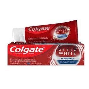 Зубная паста Colgate Optic White Мгновенный отбеливающая 75 мл