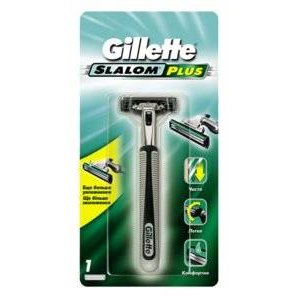 Бритва мужская Gillette Slalom Plus Push Clean с 1 сменной кассетой