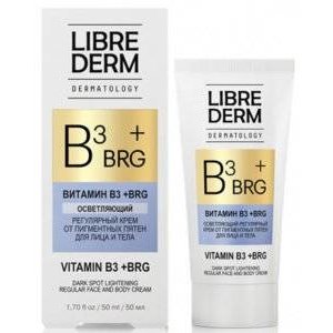 Крем осветляющий Librederm Dermatology BRG+Витамин B3 от пигментных пятен 50 мл