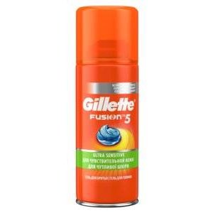Мужской гель для бритья Gillette Fusion для чувствительной кожи 75 мл