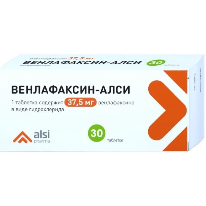 Венлафаксин-Алси таблетки 37,5 мг 30 шт.
