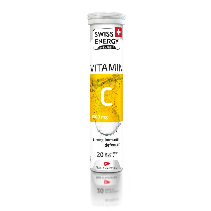Таблетки шипучие Swiss Energy Витамин С 1000 мг 20 шт.